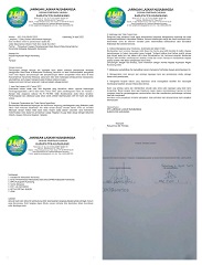 Surat JLN kepihak  Inspektorat Kerawang & Kejaksaan